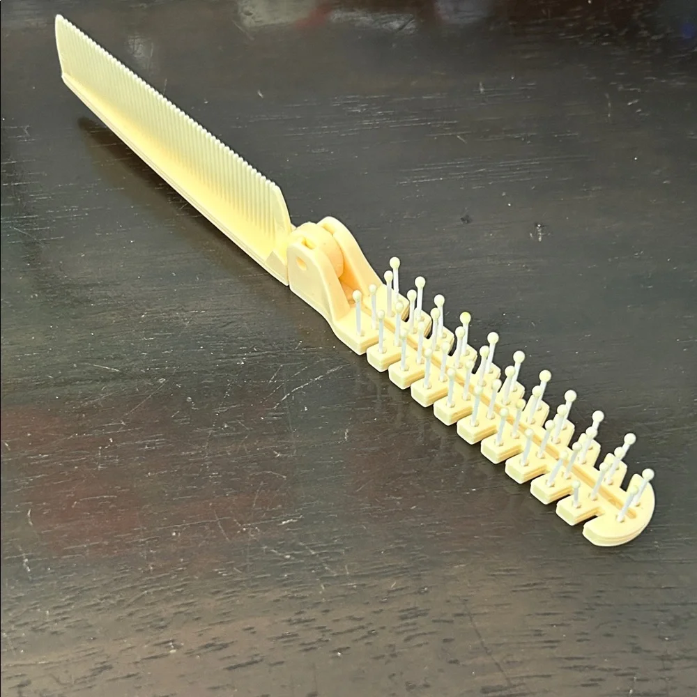 Kids Hair Brush and Comb Combo with Fluffy Hairclip